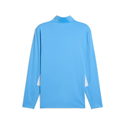 OEM Spandex Polyester Customizable Athletic Men Lightweight Team Light Blue Quarter Zip Sweatshirt Men Golf Pullover
