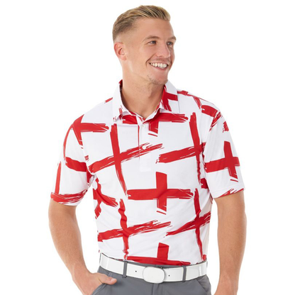 Custom Logo Embroidered 4 Way Stretch Golf Shirts Men 94 Nylon 6 Spandex Polo Shirt