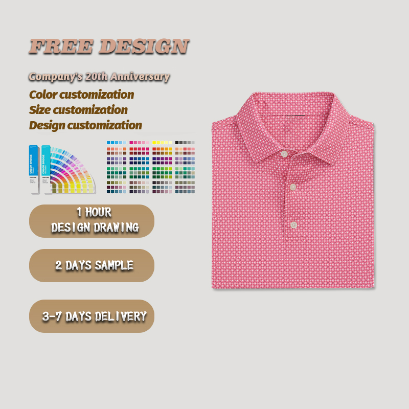 Clothing Manufacturers Custom Logo Design High Quality Golf Shirts Men Non Wrinkle Sun Protecting Polo Shirt