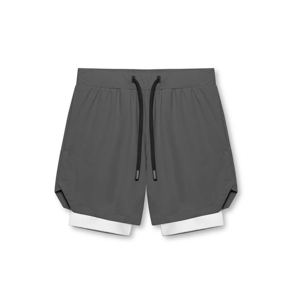 Customized high-quality logo new summer jogging pants for jogging, fitness and casual wear, with lining and side pockets, men's 5-inch shorts