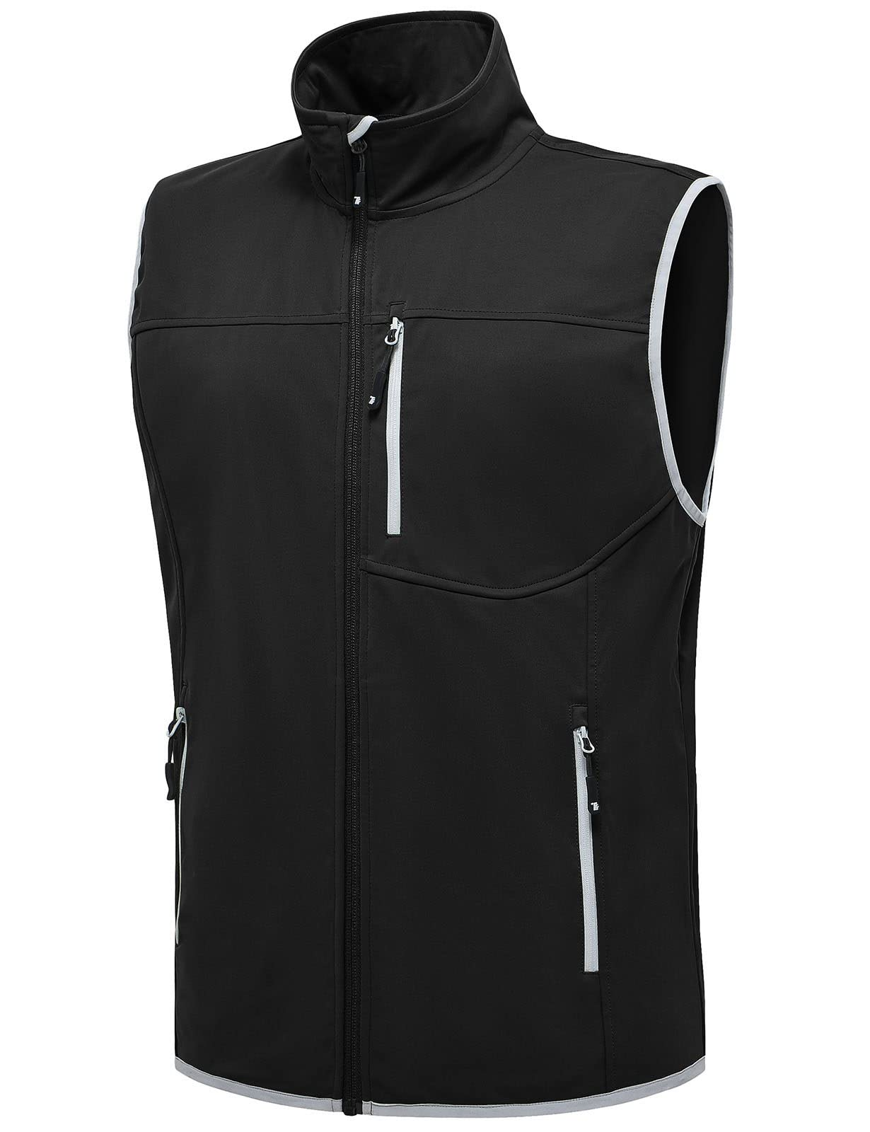 Custom logo vintage lightweight waterproof golf vests, made of nylon and spandex men's clothing, golf raincoats