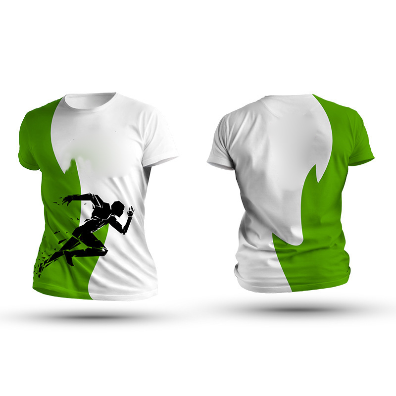 Manufacturer Running T Shirt Design logo Print Sports Competition Gym T-Shirt Mens Tennis Badminton Volleyball Custom t Shirt