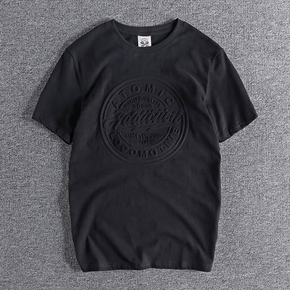 Custom 3d Emed Print Oversized t Shirt Printing Crew Neck Men T-shirts Manufacturers Tshirt