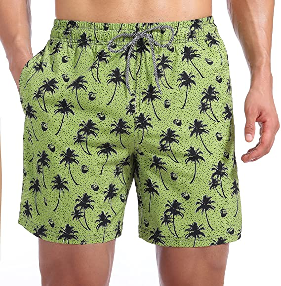 Multifunctional, quick-drying, easy-to-care, high-quality printed, high-performance men's shorts