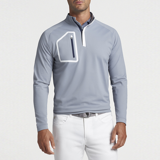 Custom Long Sleeve Plain Men Golf Quarter 1/4 Zip Fleece Gym Pullover Jacket Hoodie Sweatshirt