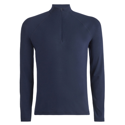 High Quality Men's Long Sleeve 1/4 Zip Golf Pullover with Custom Embroidery Logo Winter Casual Sportshirt with Digital Printing
