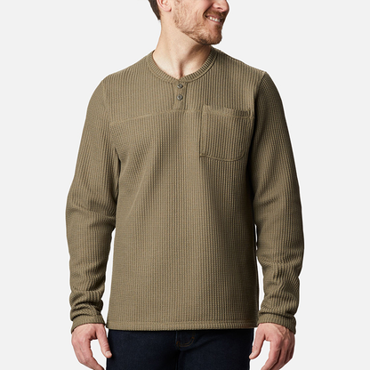 Custom High Collar Long Sleeve Casual Mens Loose Fit Knit Sweater