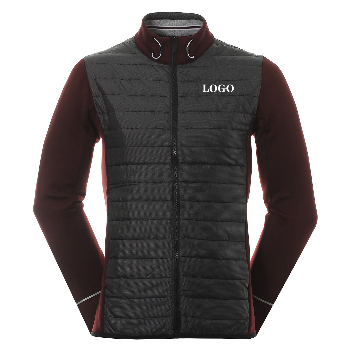 Oem Custom logo High Quality Performance Sport Athletic Casual Full Zip Lightweight Golf Mens Winter Jackets With Hoddie