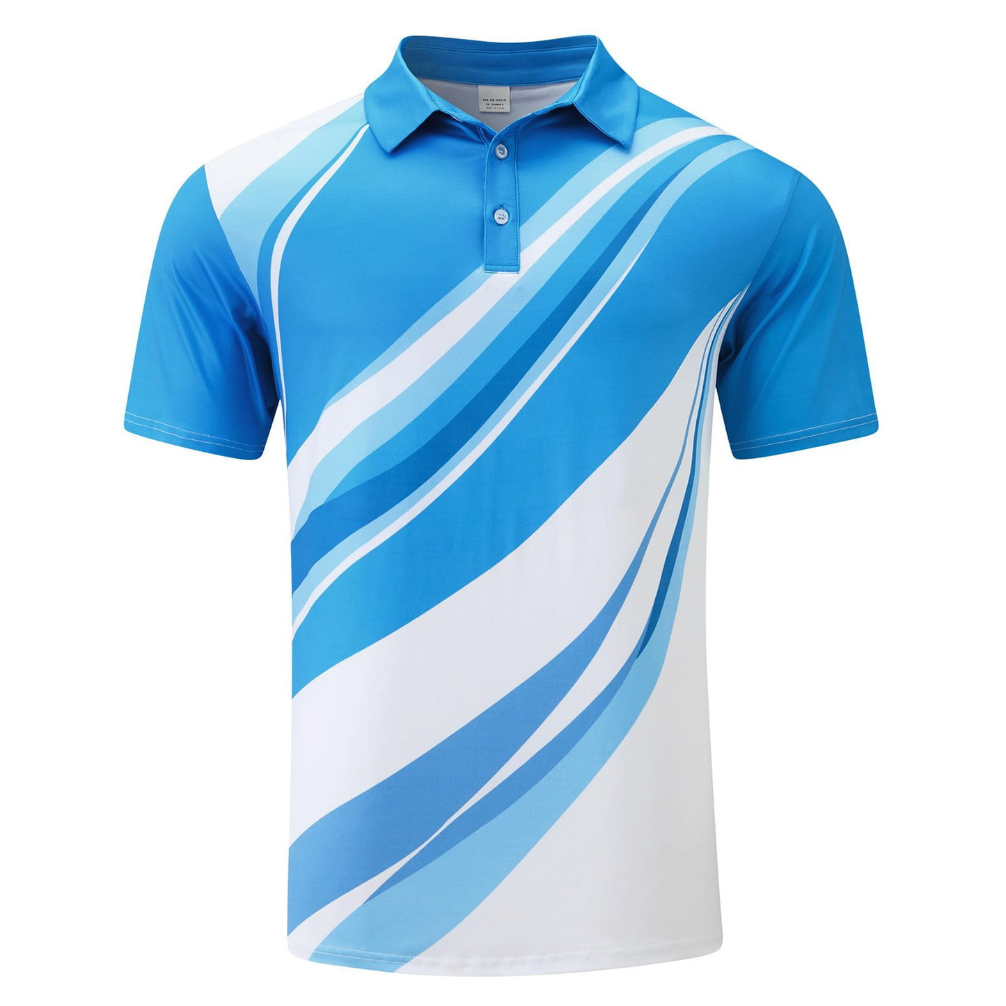 Custom Logo High Quality Breathable Soft Sustainable Printed Casual Loose Golf Polo Shirts for Men