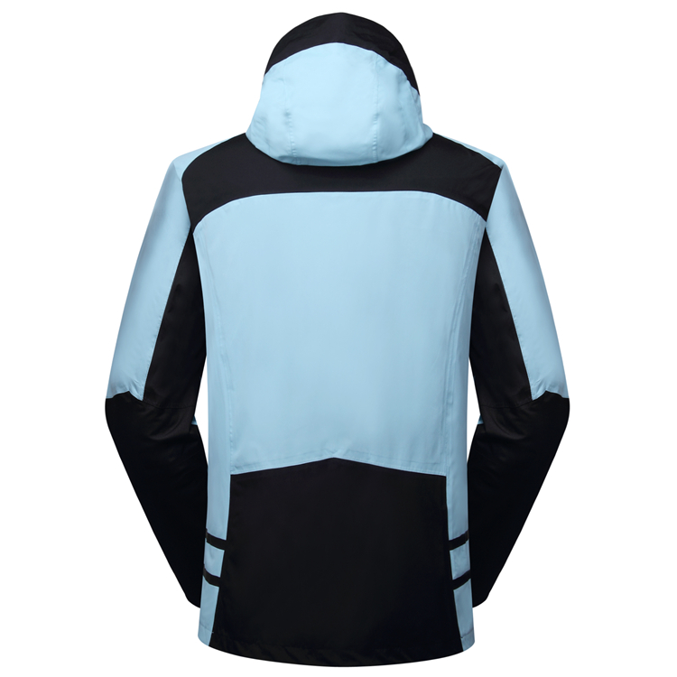 Customized Winter Windbreaker Jacket for Men High Quality Textured Windproof Waterproof Fabric Stand Collar Front Logo Position