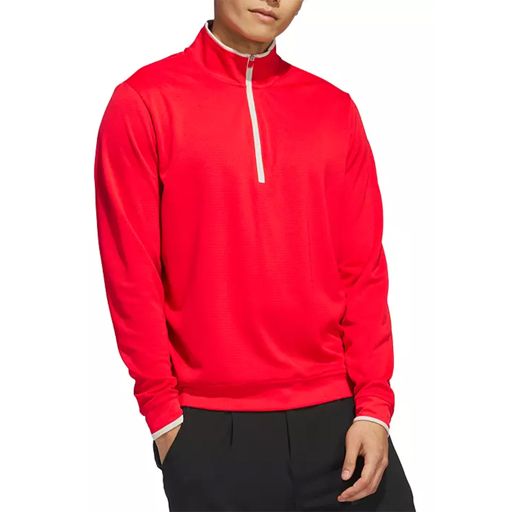 Custom Logo Embroidered Fashion Loose Jersey Long Sleeve Active Wear 1/4 Zip Sweatshirt Quarter Zip Golf Pullover