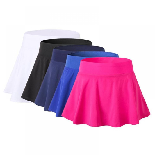 OME women's adjustable mini golf skirts, quick-drying, breathable, fitness sportswear in a casual style, suitable for wearing at school