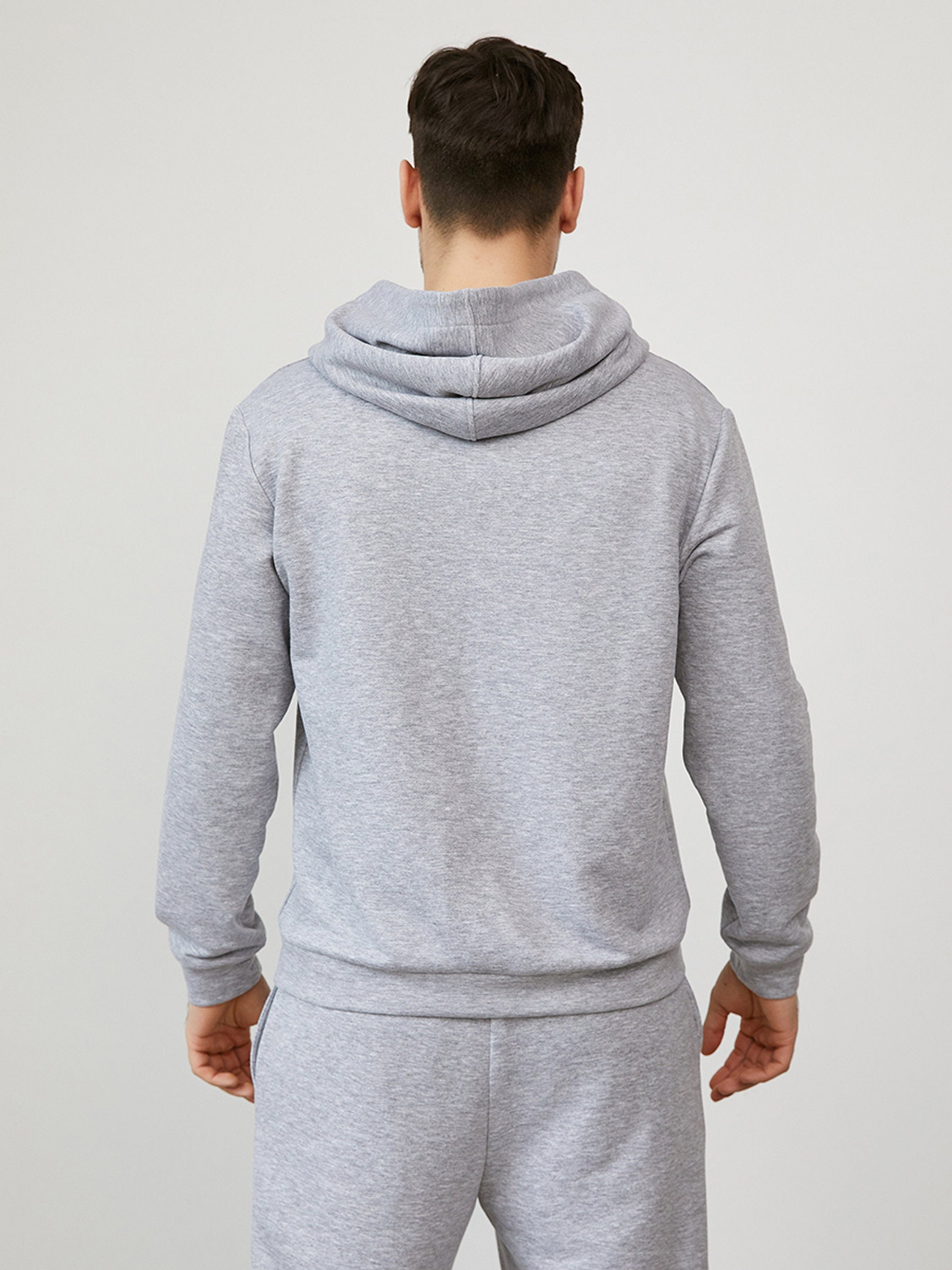 Custom Embroidery Streetwear Heavyweight Grey Big Oversized 500 Gsm Blank Mens Full Zip up Hoodie