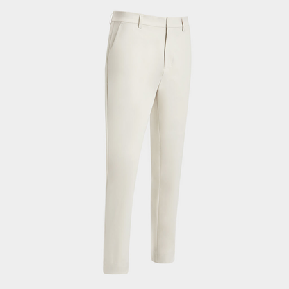 Custom logo golf quick-drying, breathable and cool solid-color men's pants with slight elasticity, body-shaping golf casual pants