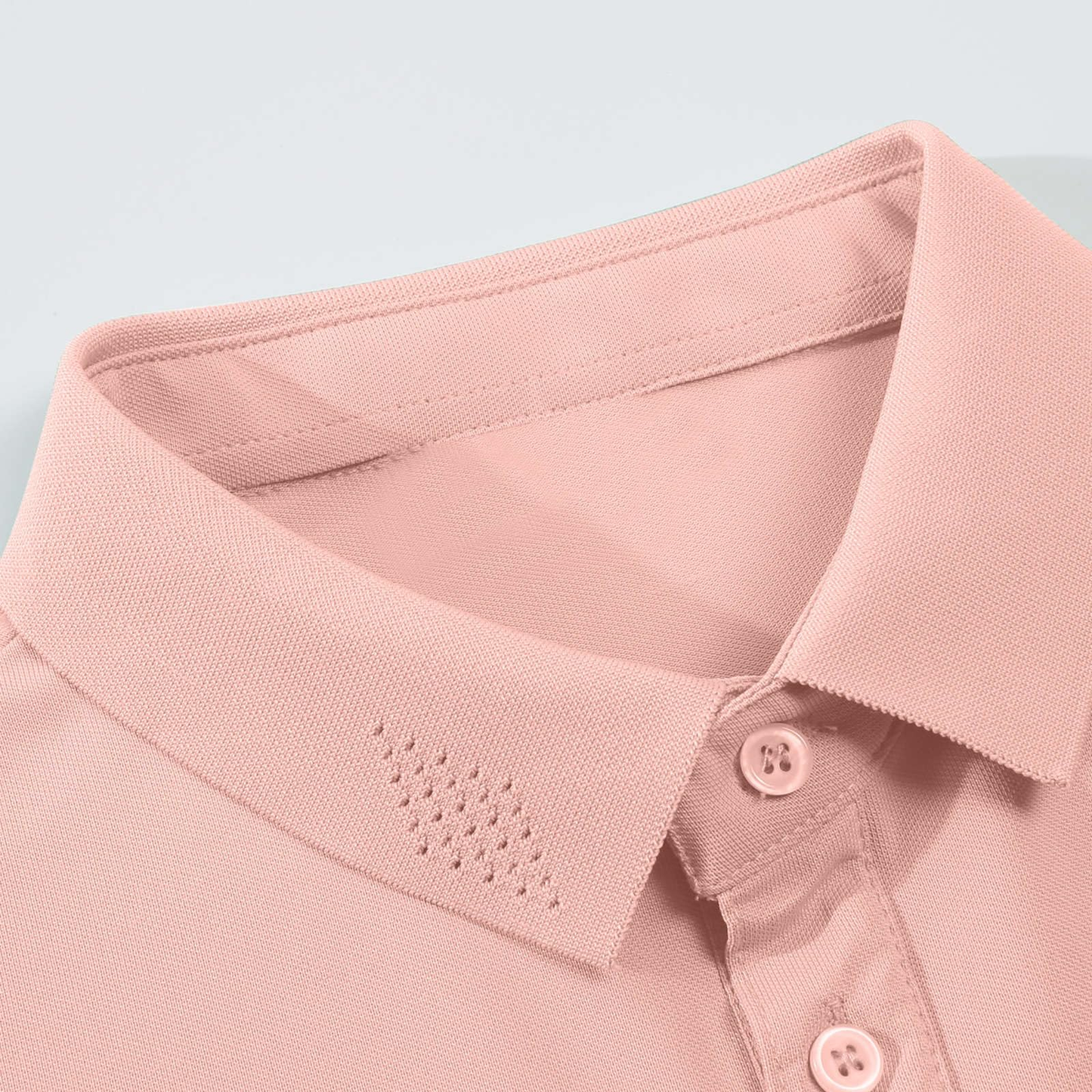Custom Logo 100 Polyester Moisture Wicking Lightweight Summer Classic Button Down Lapel Short Sleeve Casual Golf Polo Shirt