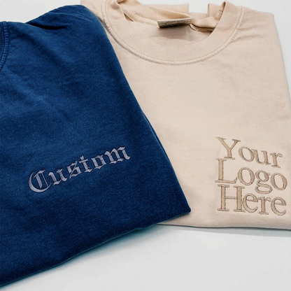 Custom Street Style Plus Size 100% Cotton Plain High Quality Pullover Mock Neck Embroidered Crewneck Jumper Sweatshirt