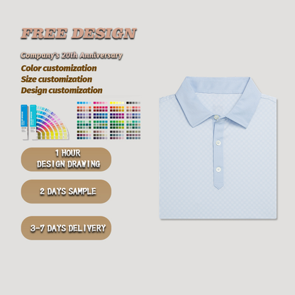 High Quality Summer Men's Short Sleeve Anti-Wrinkle Quick Dry for Polo Golf Shirt Custom Logo Breathable Jersey Anti-Pilling