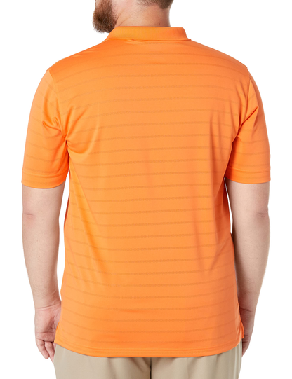 Men's Short Sleeve Performance for Tencel Modal for Polo Golf Shirt Custom Logo Breathable 100% Polyester Striped Knitted Fabric