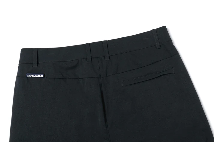 Navy Blue Trousers with Contrast - Colored Waistband