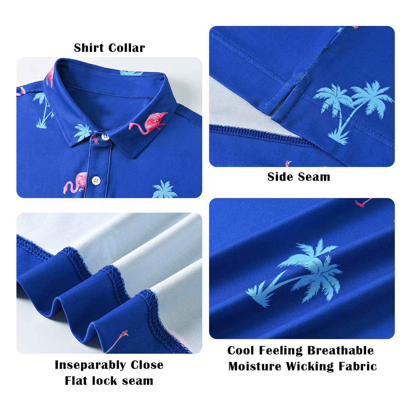 Custom logo 93% Polyester 7% Elastane Moisture Wicking Golf Polo Luxury T-shirts Man