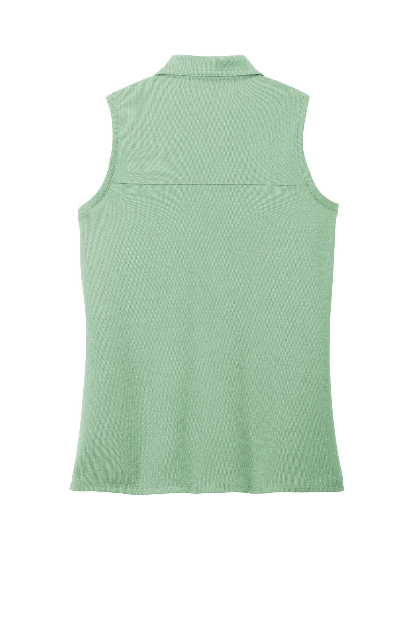 Custom logo Embroidered High Quality Stretch Elastic High Quality V-neck Womens Top Polyester Sleeveless Golf Polo Shirt