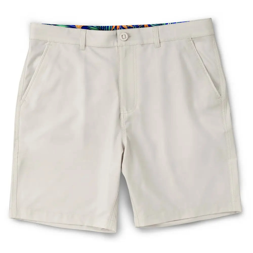 Customized logo men's summer casual, comfortable, quick-drying and breathable lined sports golf shorts