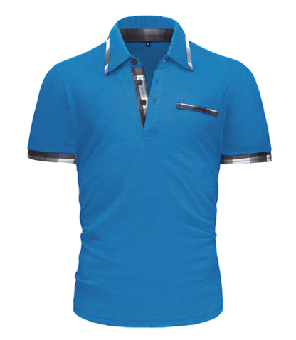 Custom Logo 65% Polyester 35% Cotton Quick Dry Breathable Plus Size Clothing Comfortable Compressed Design Men's Polo Shirt