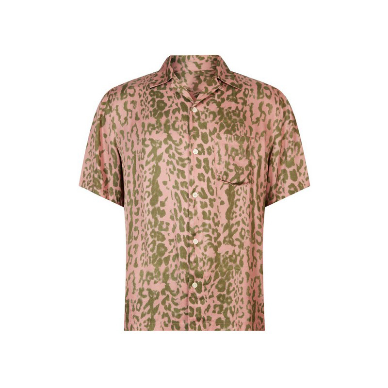 Custom Hawaiian Floral Pattern Short Sleeve Shirt Casual Loose Fit Viscose Rayon Quick Dry Digital Print Men Button Neck Tshirt