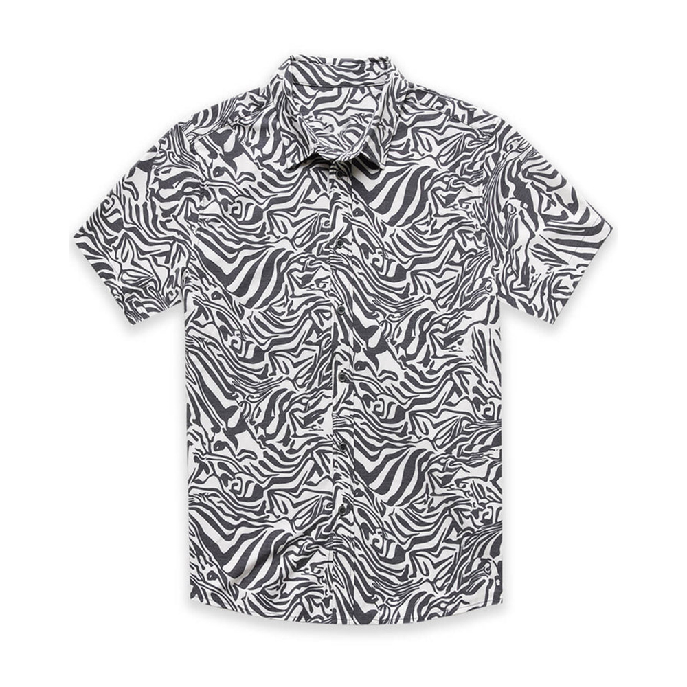 New Custom logo Quick Dry Slim Fit for Men Sublimating Printed Vacation Hawaiian Casual Beach Shirts