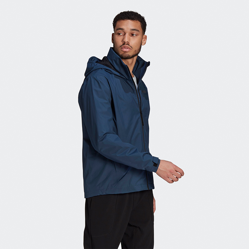 OEM Fashion Design Sublimation Casual Wear Men Zip up Windbreaker Hoodie Jacket With Your Private Label