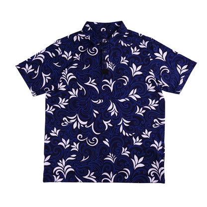 OEM Custom Printed Logo Men's Short Sleeve Polyester Spandex High Quality Sustainable 4-Way Stretch Knitted Golf Polo Shirts
