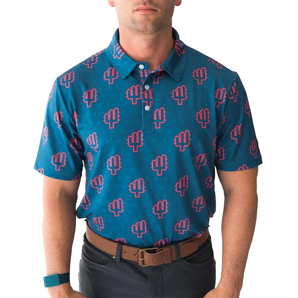 OEM/ODM Luxury Manufacturer Nylon Spandex Fashion Mens Custom Embroidered Polo Shirt Golf Clothes for Men