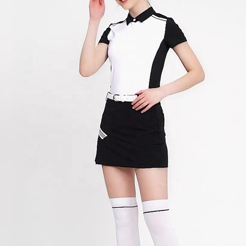 Custom Logo Cotton Womens Ladies Women Golf Outfit t Shirt Womens Golf Polo Shirts