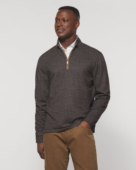 OEM Wholesale High Quality Lightweight 1/4 Quarter Zip Quick Dry Long Sleeve Men's Golf Sweater With Logo Custom Pullover