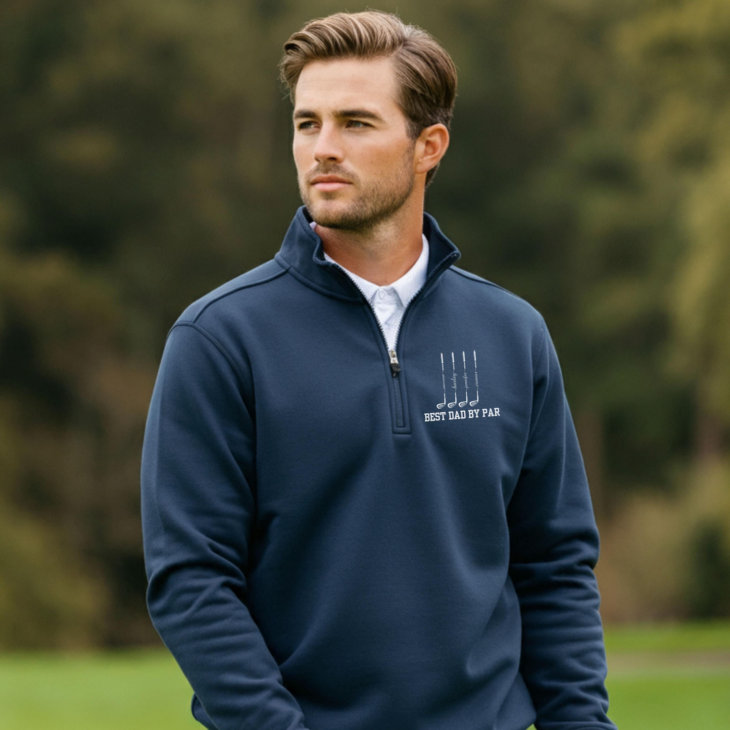 Custom Logo Autumn Winter Sport Long Sleeve Top Slim Fit Quarter Zip Neck Pullover Sweatshirt