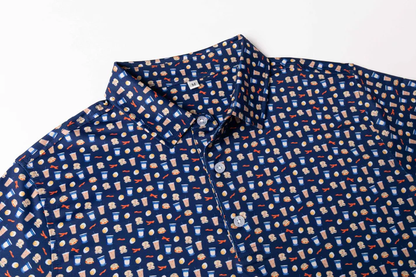Gourmet Antimicrobial Polo Shirt for Men - Quick Dry Slim Fit Design