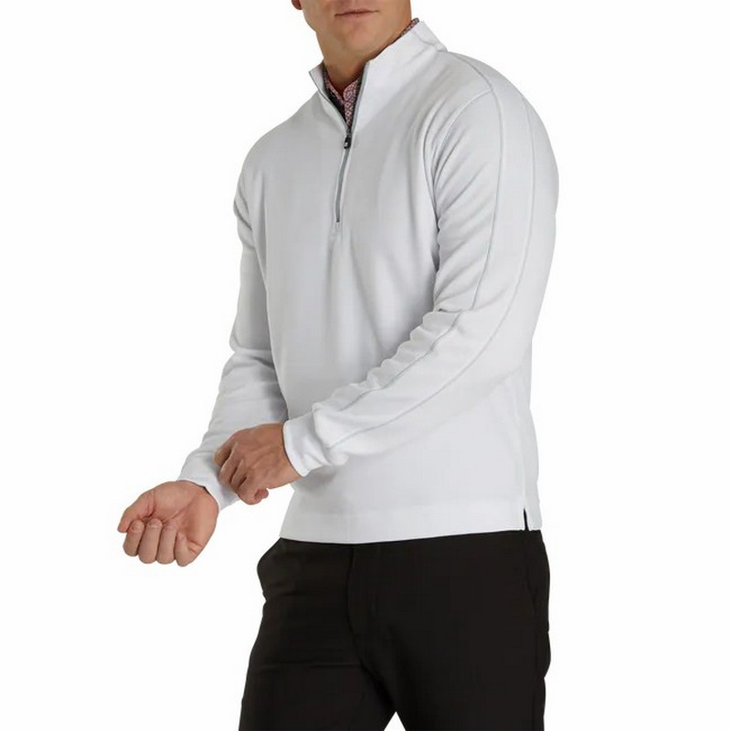 Winter Custom Men Clothing Casual Plus Size Half Zipper Long Sleeves Men Golf Sports Pullover