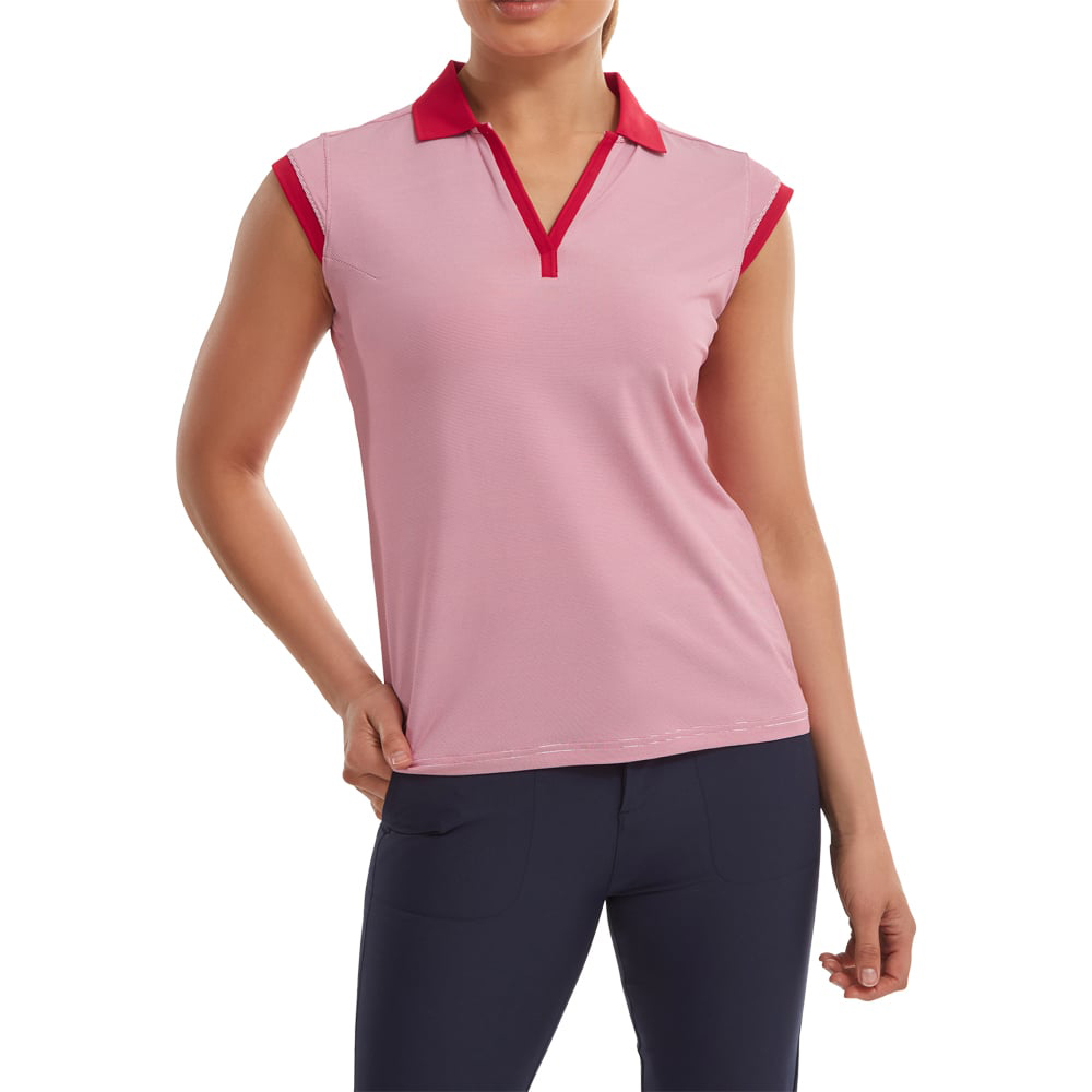 Customize new summer knitted casual custom solid-color performance sleeveless women's golf design Polo shirts