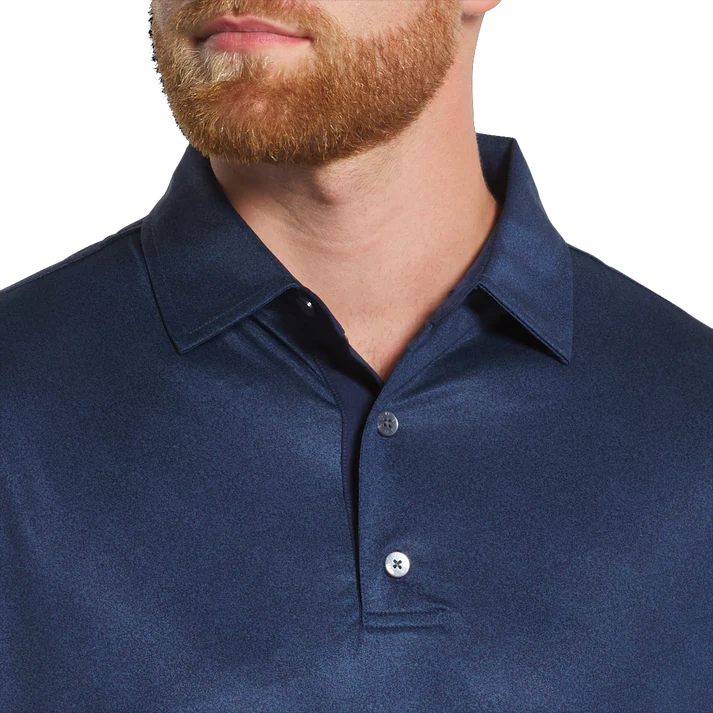 Men's Golf Polo Shirt - Navy Blue Performance Fit with Breathable Fabric for Ultimate Comfort