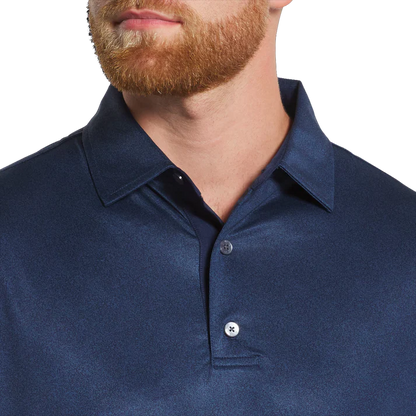 Men's Golf Polo Shirt - Navy Blue Performance Fit with Breathable Fabric for Ultimate Comfort