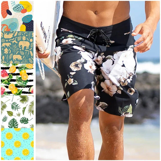 Bulk Custom Men's customized swimming trunks with printed designs, beach shorts for men's surfing and swimming, designer Bad¨¨s shorts with Logo Embroidery - Manufacturer Qiandao