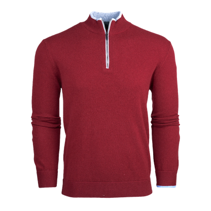 Custom Quarter Zip Pullover Knitted Fashion Men Clothes Knit Sweater Men Knitted Plus Size Men's Sweaters