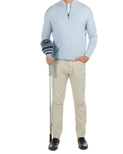 Custom Men's Quick Dry Long Sleeve Sport Retro Quarter Zip Pullover Golf Mockneck Sweatshirt