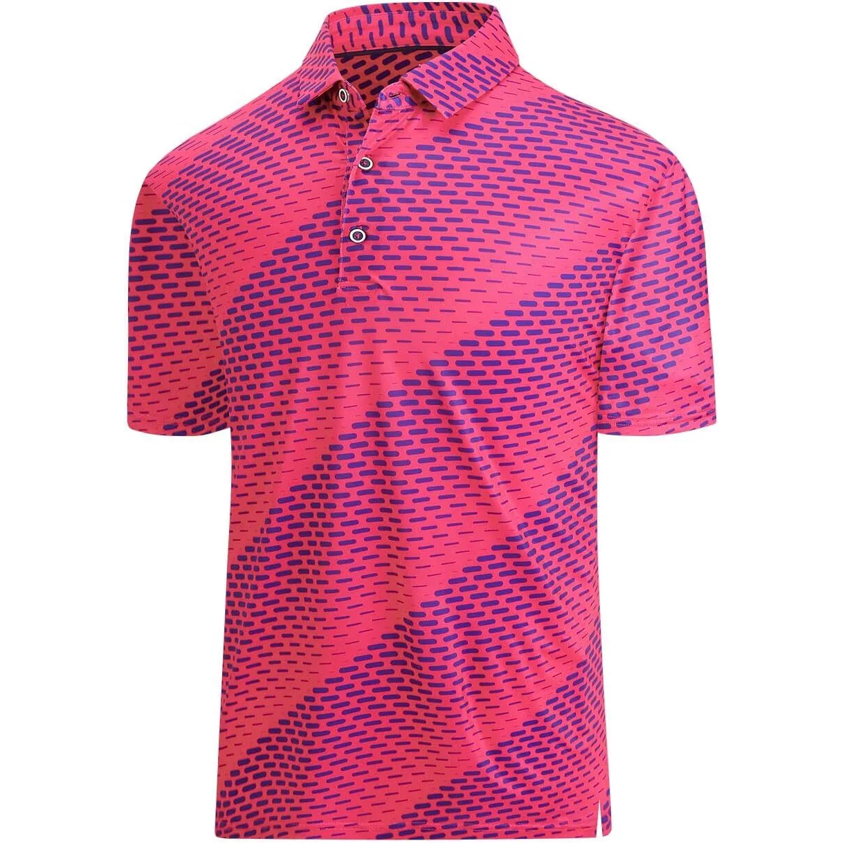 Men's Performance Short Sleeve for Polo Golf Shirts Custom Logo Dry Fit Print Moisture Wicking Made of Jersey Fabric