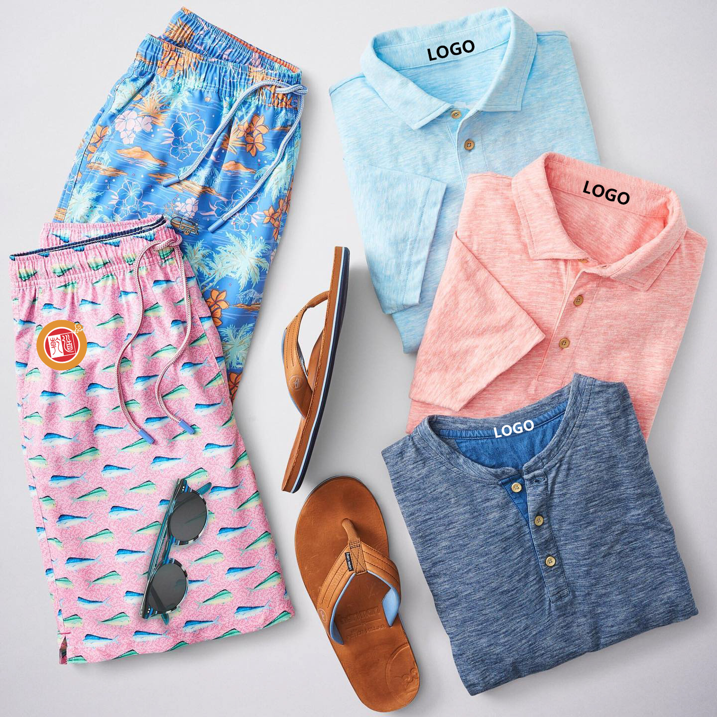 In 2023, OEM customized men's waterproof swimming trunks and beach shorts that were hot-selling
