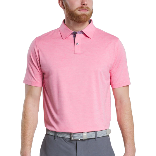 Men's Pink Golf Polo Shirt - Stylish Simplicity and Exceptional Comfort