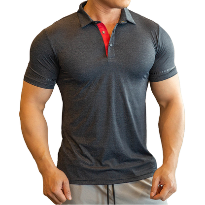 Custom High Quality Short Sleeve Golf Polo Shirt 100% Cotton Quick Drying Casual Style Solid 180 Grams Polo Neck Short