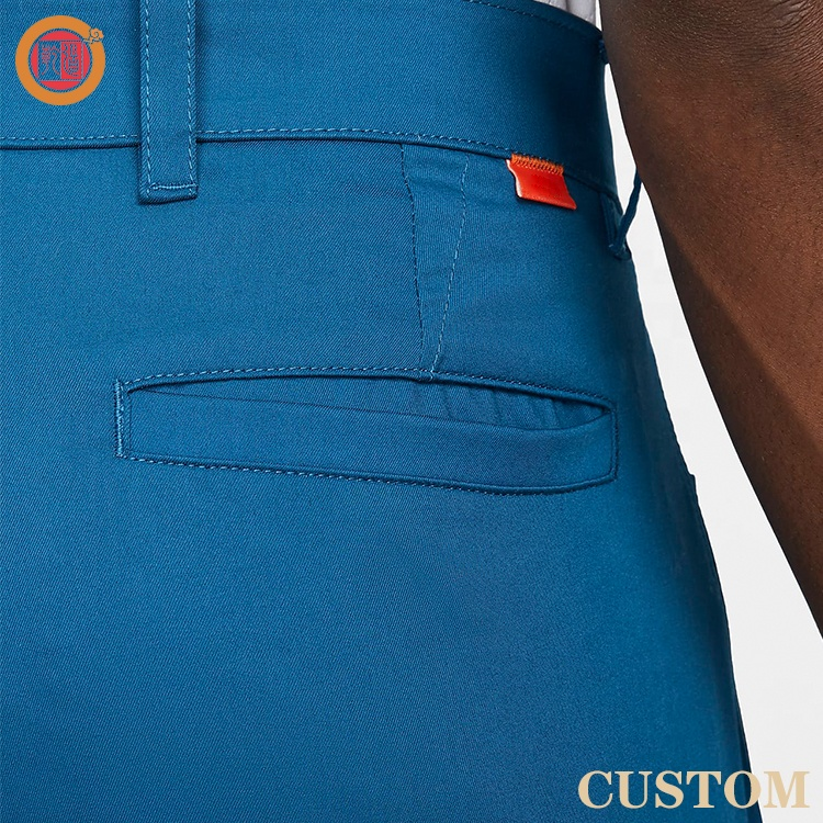 Best-selling high-quality customized breathable sports and fitness pants, outdoor men's golf pants, shorts made of 95% nylon and 5% spandex