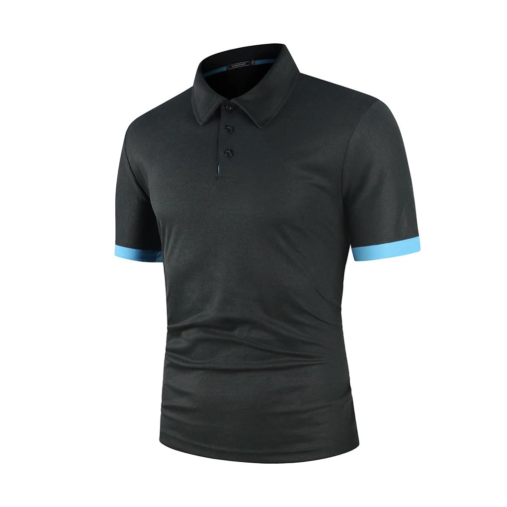 Custom Logo Cotton Bamboo Fiber Short Sleeve Contrast Color Streetwear Casual Tops Orange Men Polo Shirt