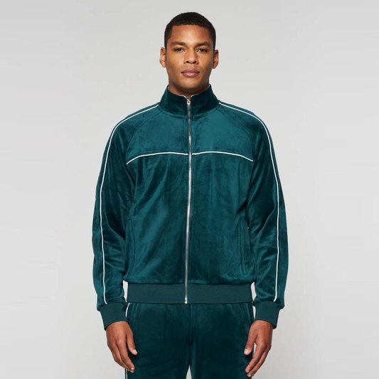Custom Men's Casual XXL Outfit Long Sleeve Jogging Sweatsuit Sets 2 Piece Track Jackets and Pants Wholesale Supply
